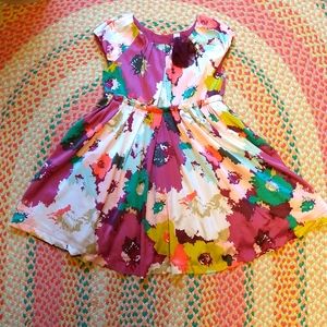 3/$20 Floral silk girl's dress